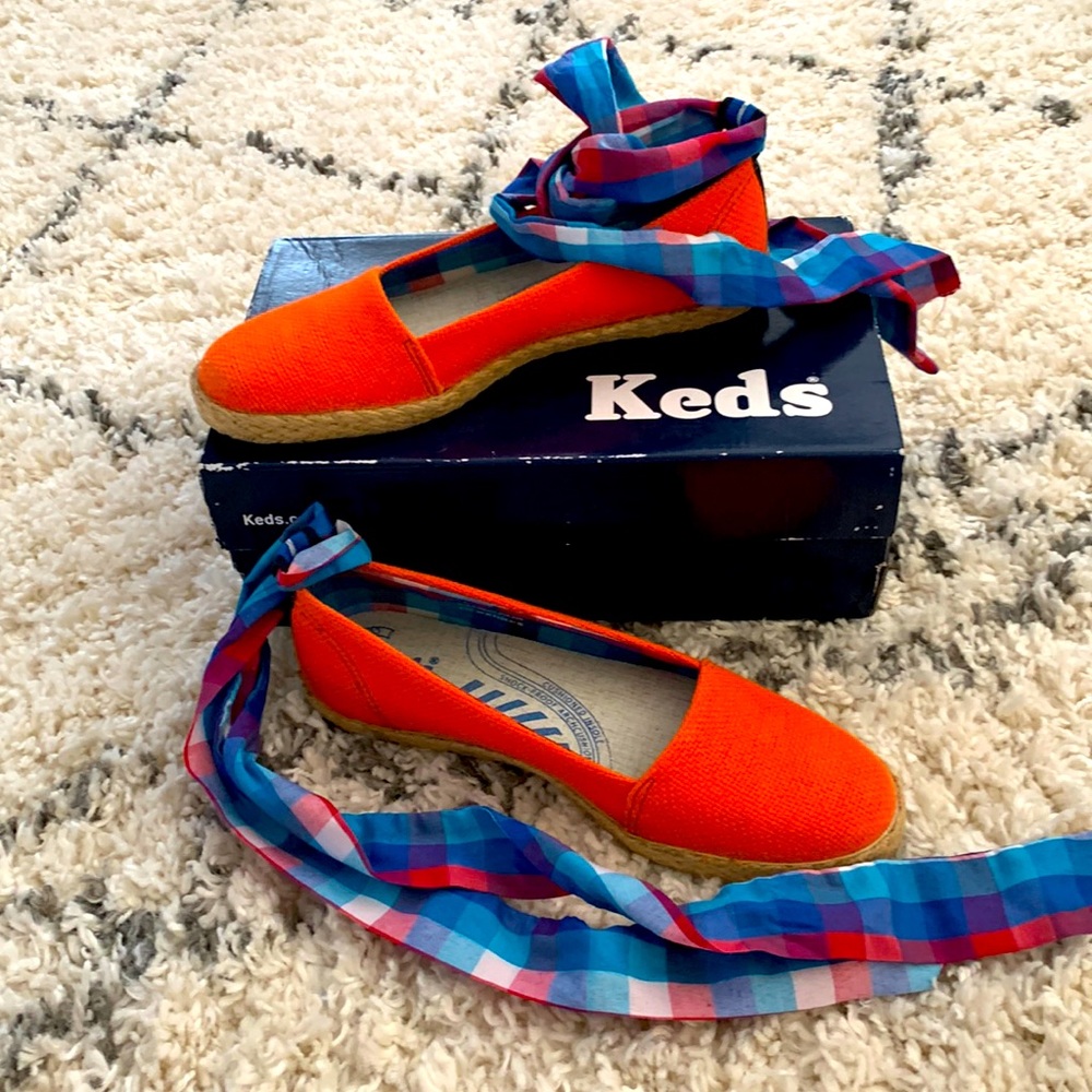 KEDs ankle wrap espadrilles